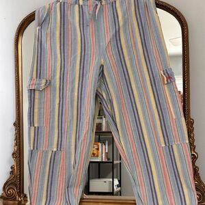 Damson Madder Wide Leg Linen Pants